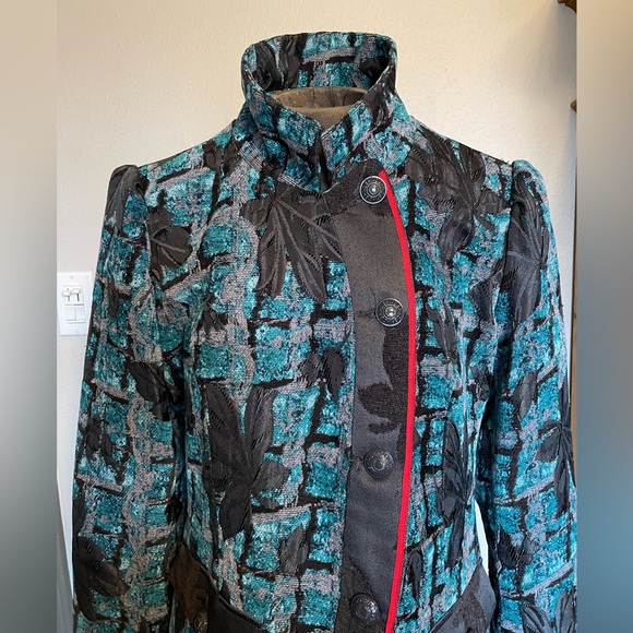 AMAZING coat by DEPT SOMETHING TRULY DELIGHTFUL AWAITS YOU, size XL great detail - Picture 5 of 16